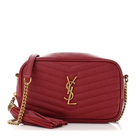 opyum red ysl bag|SAINT LAURENT Grain De Poudre Uptown Pouch Opyum Red.